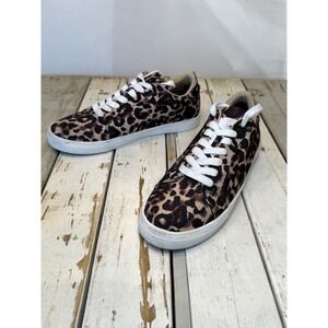 Original Steve Madden Leopard Sneakers Animal Print Womans Size‎ 9.5